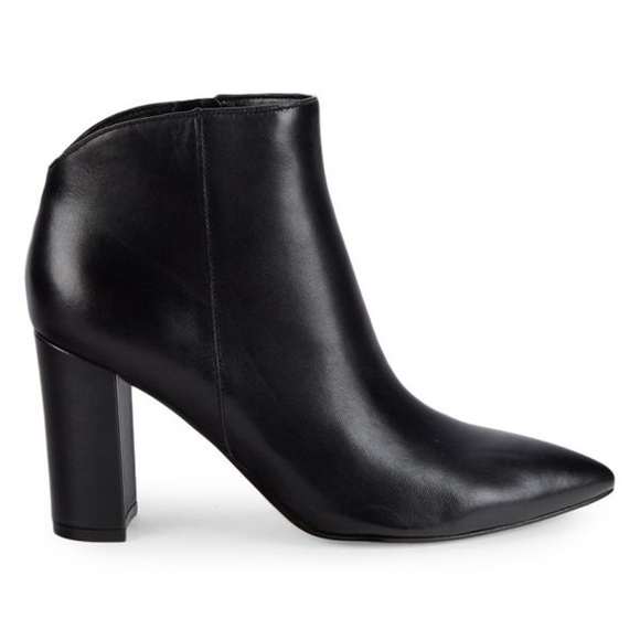 Marc Fisher Shoes - Marc Fisher Unno Point-Toe Leather Booties size 10